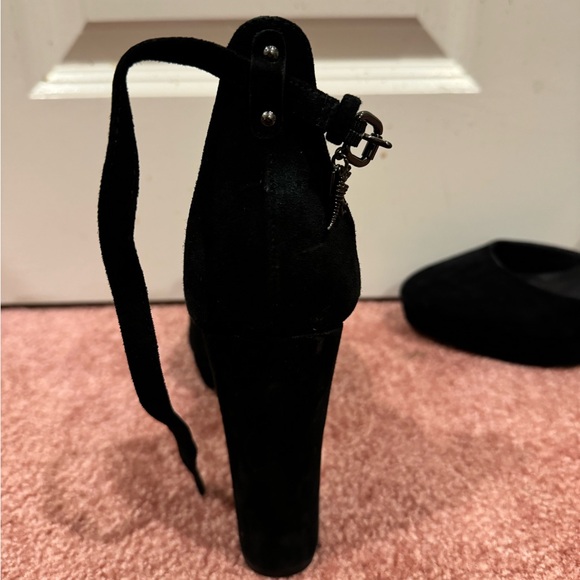 Coach black velvet heels - Picture 4 of 5